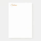 Klassieke Duidelijke Eenvoudige Schone Professione Post-it® Notes (Voorkant)