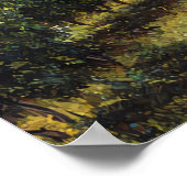 Klassieke Duitse Fachwerk House & Sunny Vineyards Poster (Hoek)