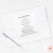 Klassieke Duivelse Eieren Recept Stickers (Envelop)