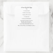 Klassieke Duivelse Eieren Recept Stickers (Tas)