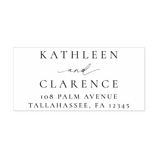 Klassieke e legant Weddenschap Rubberstempel (Afrduk)