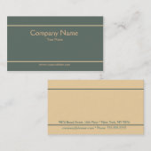 Klassieke e-mailkaarttemplate visitekaartje (Voorkant / Achterkant)