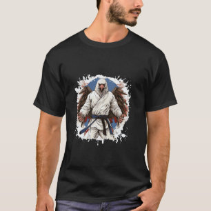 Klassieke Eagle Karate Dieren Vechters Judo T-shirt