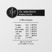 Klassieke Edele Medische Asclepius Staf Openingsur Raamsticker (Vel)