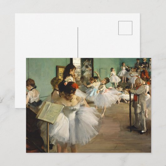Klassieke Edgar Degas De Dansles Balletkunst Briefkaart (Voorkant / Achterkant)