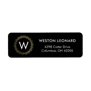Klassieke, EDITABLE KLEUR Afstuderen Label
