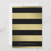 Klassieke, EDITABLE KLEUR Graduparty Kaart (Achterkant)