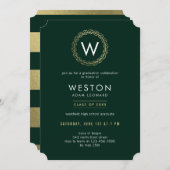 Klassieke, EDITABLE KLEURENAfstuderen Kaart (Voorkant / Achterkant)