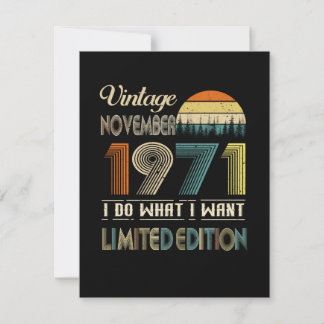 Klassieke editie november 1971 Wat ik wil Beperkte Kaart