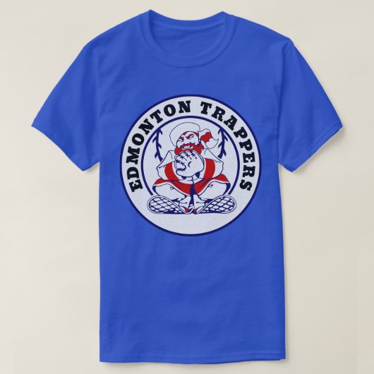 Klassieke Edmonton Trappers Honkbal T-shirt (Design voorkant)