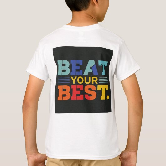 Klassieke eenvoud t-shirt (Achterkant)