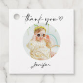 Klassieke Eenvoudige Aangepaste Foto Bedankjes Labels (Voorkant)