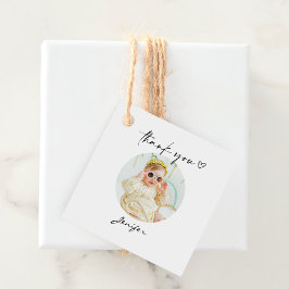 Klassieke Eenvoudige Aangepaste Foto Bedankjes Labels