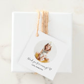 Klassieke Eenvoudige Aangepaste Foto Bedankjes Labels