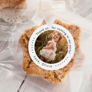 Klassieke Eenvoudige Aangepaste Foto Ronde Sticker