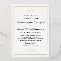 Klassieke eenvoudige elegante bruiloft