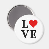 Klassieke eenvoudige elegante hartslag magneet (Voorkant / Achterkant)