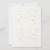 Klassieke Eenvoudige Elegante Kerstfeest Kaart (Achterkant)