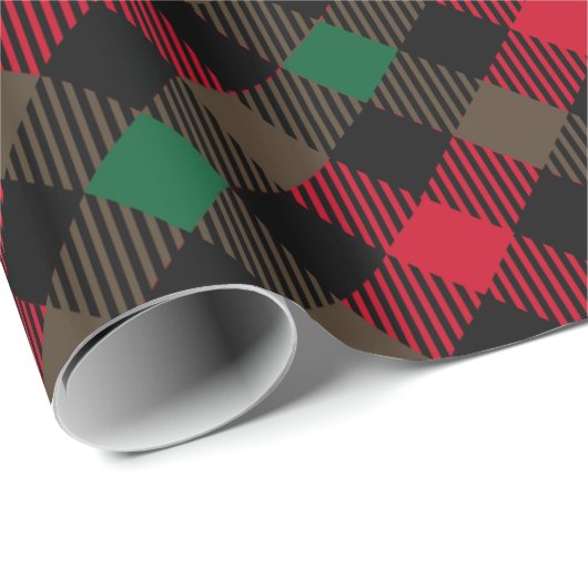 Klassieke eenvoudige feestdag met kerstcadeaus Tar Cadeaupapier (Rol Hoek)