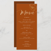 Klassieke Eenvoudige gouden pony Rust Brown Fall W Menu (Voorkant / Achterkant)