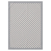 Klassieke Eenvoudige Grijze Plaid Geruite Tartan Tafelkleed (Voorkant)