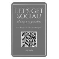 Klassieke eenvoudige grijze QR-code Sociale media 