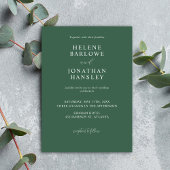 Klassieke eenvoudige minimalistische moderne elega kaart