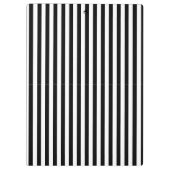 Klassieke Eenvoudige Moderne Zwart-Wit Gestreepte Klembord (Achterkant)
