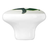 Klassieke Eenvoudige Open Bloem Victoriaans Keramische Knop (Zijkant)