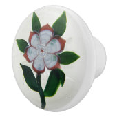 Klassieke Eenvoudige Open Bloem Victoriaans Keramische Knop (Rechts)