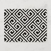 Klassieke Eenvoudige scriptgegevens moderne bruilo Informatiekaartje (Achterkant)