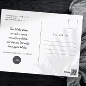 Klassieke eenvoudige typografie Voeg Logo toe Feestdagenkaart