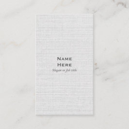 Klassieke, eenvoudige verticale Visitekaartje