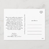 Klassieke Eenvoudige Vrolijke Kerstmis Verticale v Feestdagenkaart (Achterkant)