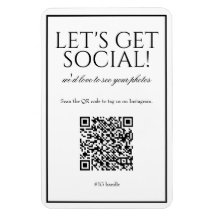 Klassieke eenvoudige witte QR-code Sociale media M