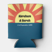 Klassieke eenvoudige zonsopgang omkeerbare weddens blikjeskoeler (Voorkant)