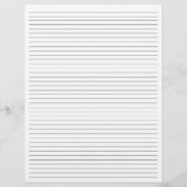 Klassieke Eenvoudige Zwarte Bloemenkam Monogram Re (Achterkant)