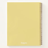 Klassieke Effen Kleur Compositie Notitieboek (Achterkant)