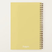 Klassieke Effen Kleur Compositie Notitieboek (Achterkant)