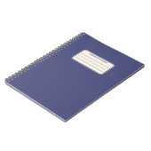 Klassieke Effen Kleur Compositie Notitieboek (Linkerzijde)