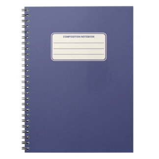 Klassieke Effen Kleur Compositie Notitieboek
