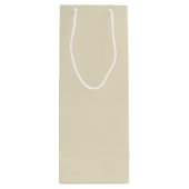 Klassieke effen kleur wijn cadeautas (Achterkant)