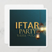 Klassieke Eid Mubarak Ramadan Greetings Card Kaart (Voorkant / Achterkant)