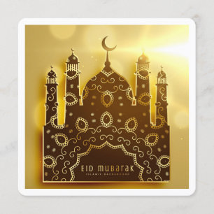 Klassieke Eid Mubarak Ramadan Greetings Card Kaart