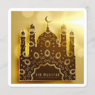 Klassieke Eid Mubarak Ramadan Greetings Card Kaart