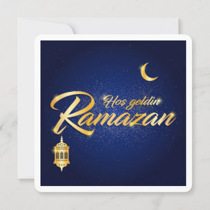Klassieke Eid Mubarak Ramadan Greetings Card Kaart