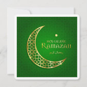 Klassieke Eid Mubarak Ramadan Greetings Card Kaart (Voorkant)