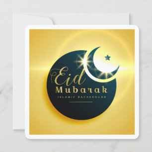 Klassieke Eid Mubarak Ramadan Greetings Card Kaart