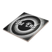 Klassieke eindcrediteringen - B&W Tegeltje (Zijkant)