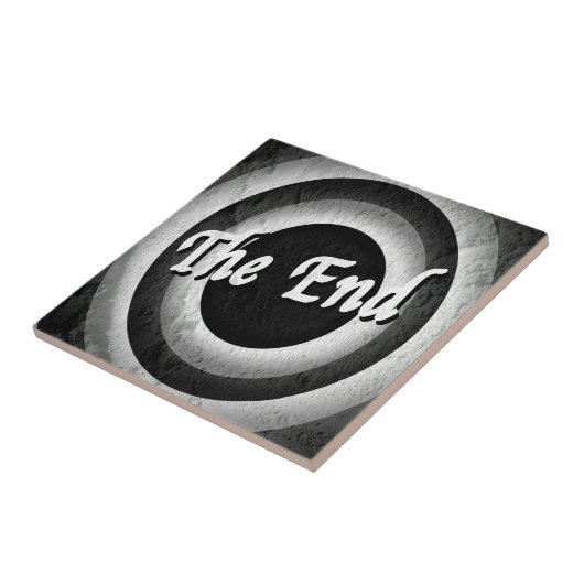 Klassieke eindcrediteringen - B&W Tegeltje (Zijkant)